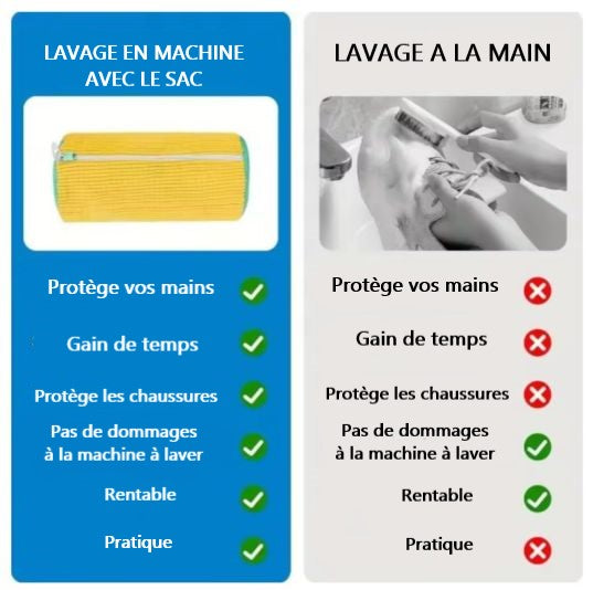 Sac de lavage pour chaussures